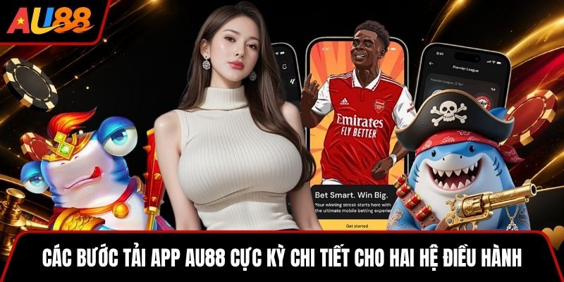 Các bước tải app AU88 cực kỳ chi tiết cho hai hệ điều hành