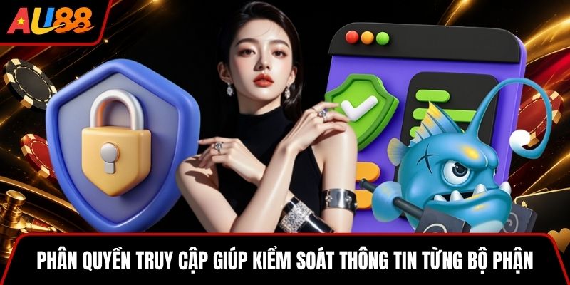 Phân quyền truy cập giúp kiểm soát thông tin từng bộ phận