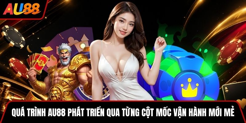 Quá trình AU88 phát triển qua từng cột mốc vận hành mới mẻ